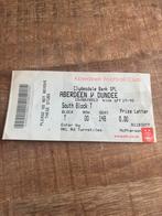 Aberdeen - Dundee Ticket 15-02-2013, Ophalen of Verzenden