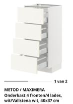 Gezocht metod ladekast, Ophalen, Wit, 50 tot 100 cm, Minder dan 100 cm