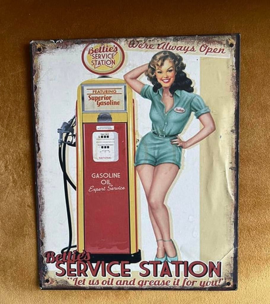 Vintage reclamebord, Verzamelen, Ophalen of Verzenden, Gebruikt