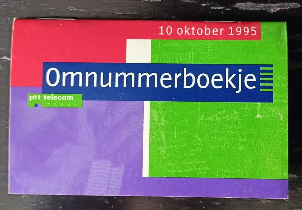 Telefonie omnummerboekje PTT, Ophalen of Verzenden, Zo goed als nieuw