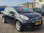 Kia Venga 1.4 CVVT X-tra 1e eigenaar uniek km org nl auto cr, Euro 5, Gebruikt, Zwart, Origineel Nederlands