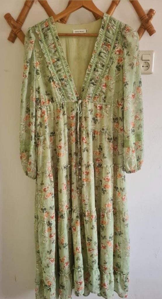 Bisou Jurk - maat M - gevoerde romantische jurk, Maat 38/40 (M), Ophalen of Verzenden, Zo goed als nieuw, Bisou