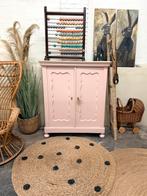 Biedermeier meidenkast linnenkast roze commode vintage, Ophalen, 105 cm of meer, Nvt, Minder dan 50 cm