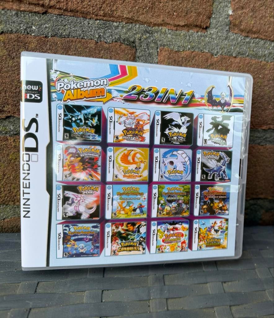 Pokémon Album 23-in-1 voor Nintendo (3)DS – Getest & Werkend, Nintendo, Nintendo, Nintendo, 1 speler