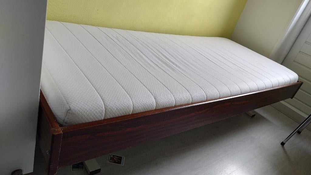 Kinderbed Vintage, Kinderen en Baby's, Kinderkamer | Bedden, Ophalen, Gebruikt, 70 tot 85 cm, Matras