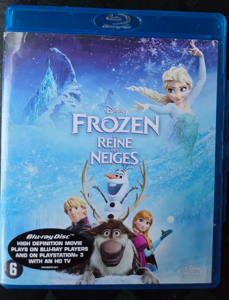 Frozen ( Disney), Cd's en Dvd's, Blu-ray, Ophalen of Verzenden, Zo goed als nieuw, Tekenfilms en Animatie