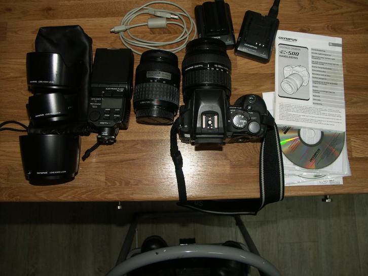 Olympus E500 Spiegelreflexcamera, Audio, Tv en Foto, Fotocamera's Digitaal, Gebruikt, Spiegelreflex, Olympus, 8 keer of meer, Ophalen