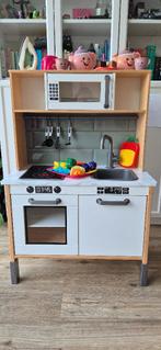 Speelkeuken Ikea Duktig gepimpt, Kinderen en Baby's, Speelgoed | Speelkeukens, Ophalen, Gebruikt, Hout, Speelkeuken