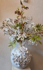 ZGN Silk-ka boeket / bloemstuk incl vaas, Binnen, Silk-ka, Ophalen of Verzenden, Zo goed als nieuw