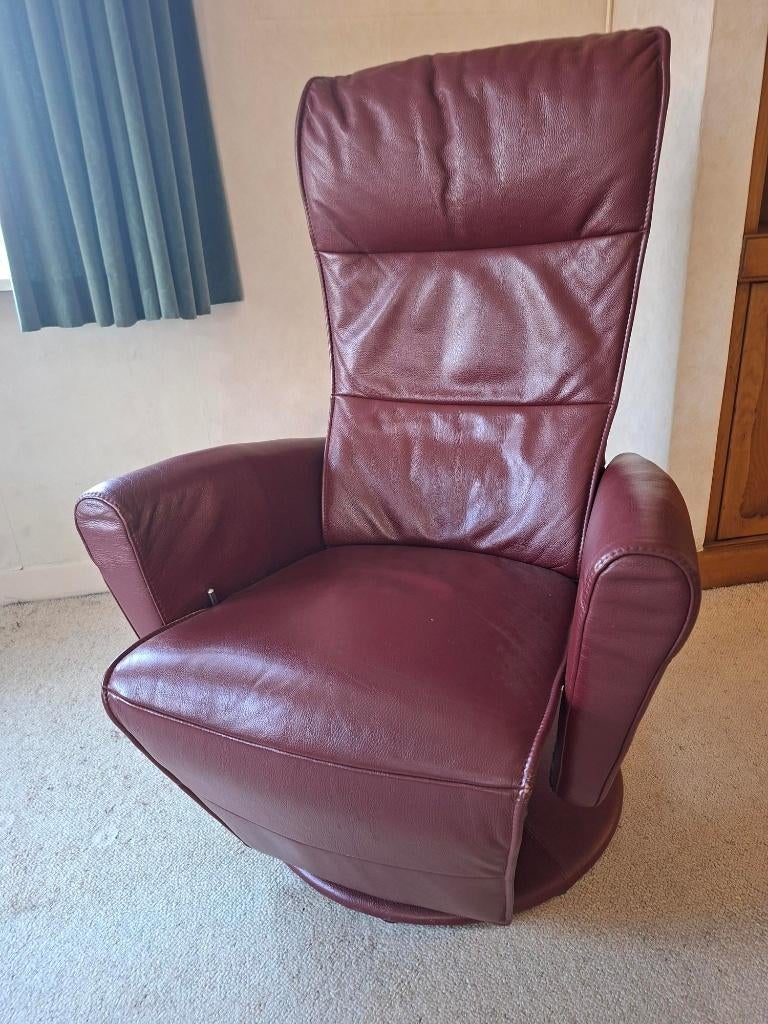 Sta op stoel, Huis en Inrichting, Stoelen, Ophalen, Gebruikt, Modern klassiek, Leer