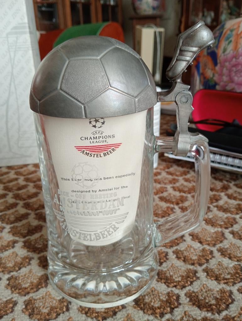 Amstel bier Pul Champions Legue., Verzamelen, Biermerken, Ophalen of Verzenden, Nieuw, Pul(len), Amstel
