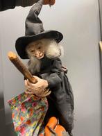 Vintage oude heks van oude water heksen poppe., Verzamelen, Poppen, Ophalen of Verzenden, Gebruikt, Pop