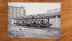 Foto NS Nederlandse Spoorwegen Autotransport Tractoren Wagon, Verzenden, Gebruikt, Trein, Overige typen