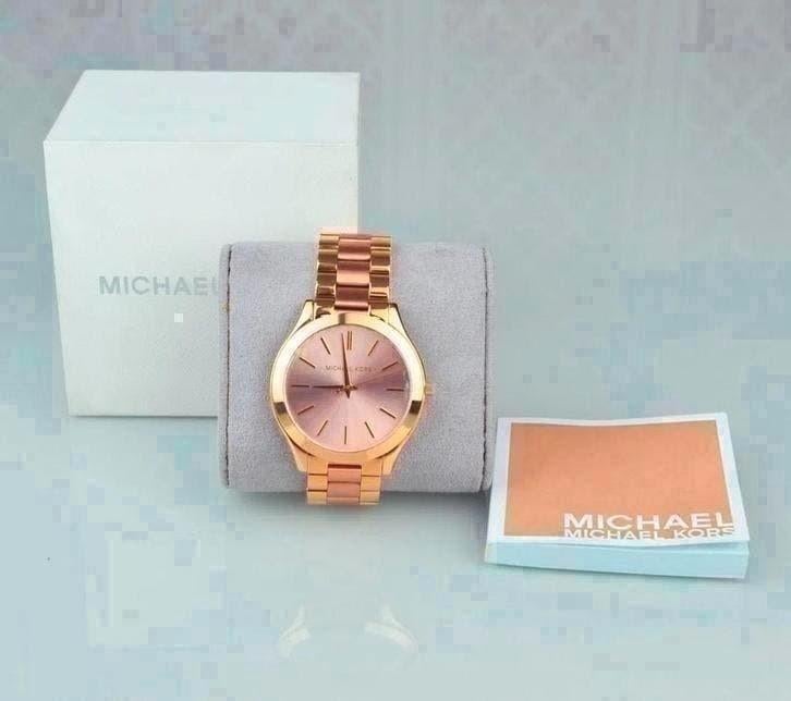 Prachtige Michael Kors goud rosé horloge mk watch nieuw, Ophalen of Verzenden, Nieuw, Staal, Overige merken