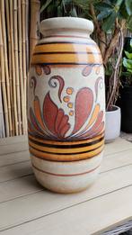 Vintage West Germany keramiek vloer vaas XL 53 cm H, Ophalen of Verzenden