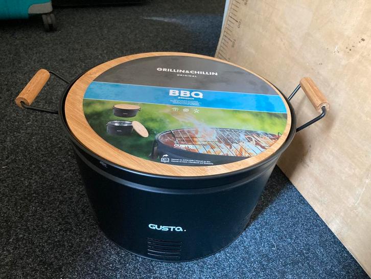 BBQ Gusta Campingbbq, Tuin en Terras, Houtskoolbarbecues, Nieuw, Ophalen of Verzenden