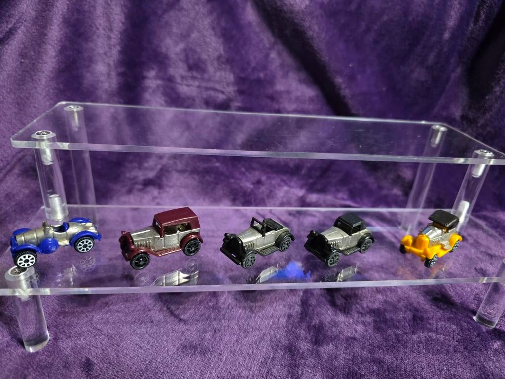 5 metalen Kinder Surprise auto's - metaal met plastic delen, Ophalen of Verzenden, Nieuw, K-nummers