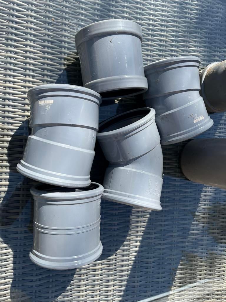 Pvc buizen en koppelingen nieuw, Doe-het-zelf en Verbouw, Buizen en Afvoer, Ophalen, Pvc, Overige typen, Zo goed als nieuw