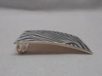 Zilveren hanger met zwarte zebraprint nr.949, Verzenden, Zo goed als nieuw, Zilver, Zilver
