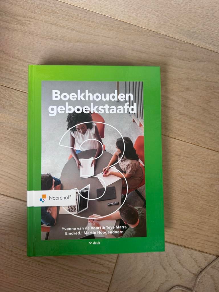 Boekhouden geboekstaafd 3 9e druk, Y.R.P van de Voort; D.J.J. Heslinga; T.A. Marra, Nieuw, Ophalen of Verzenden, Management