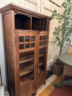 Antieke servies vitrine kast Amsterdamse school, Ophalen