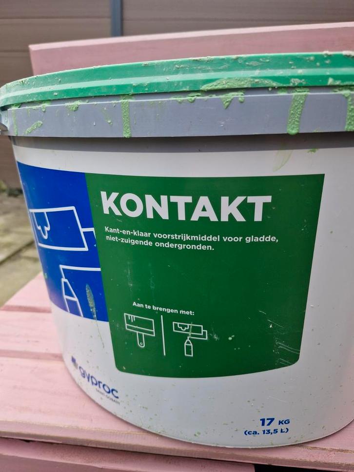 Gratis Voorstrijkmiddel voor gips, Doe-het-zelf en Verbouw, Verf, Beits en Lak, Gebruikt, Verf, 10 tot 15 liter, Overige kleuren