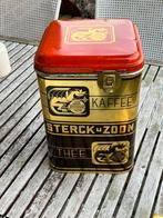 Winkelblik sterck & zoon blik koffie & thee vintage, Verzamelen, Blikken, Ophalen of Verzenden, Gebruikt, Koffie