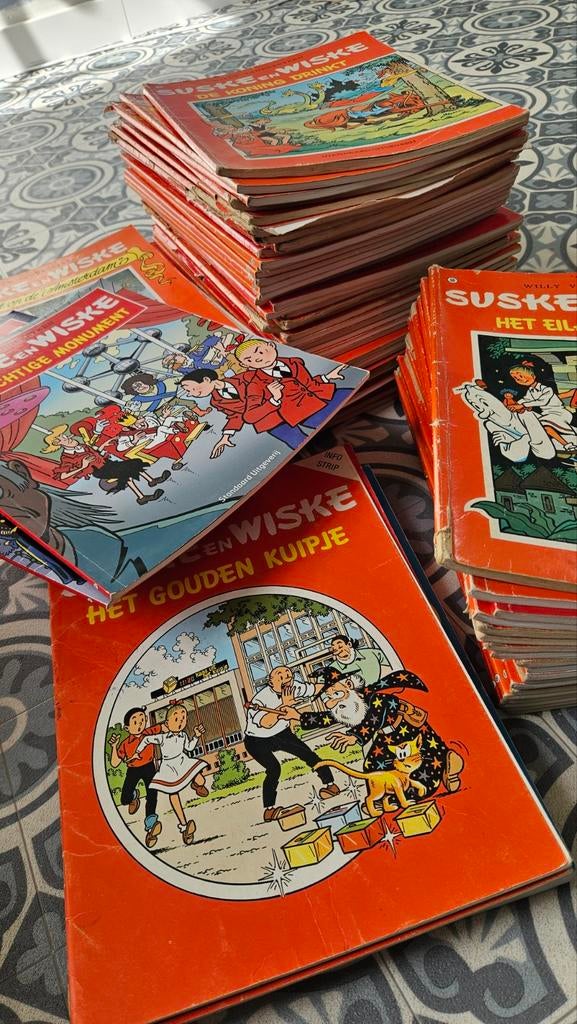Suske en Wiske collectie 92 stuks totaal, Meerdere stripboeken, Ophalen of Verzenden, Gelezen
