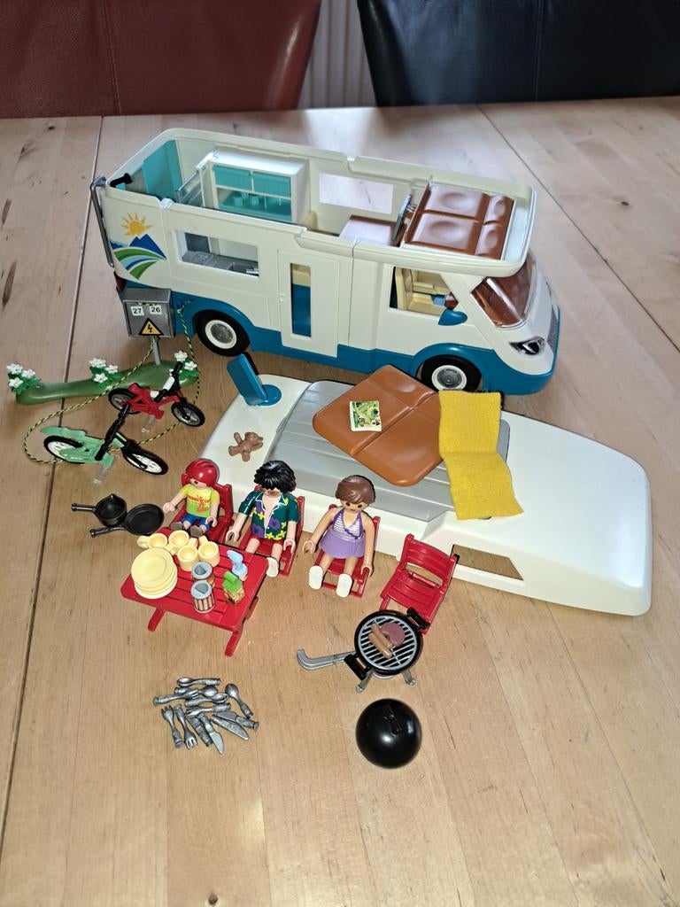 Playmobil camper, Ophalen of Verzenden, Zo goed als nieuw