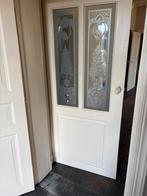 Binnendeur met glas, 192x84 cm, Ophalen, Gebruikt, 80 tot 100 cm, Binnendeur