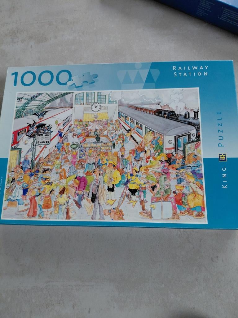 King legpuzzel 1000 stukjes, Ophalen of Verzenden, 500 t/m 1500 stukjes, Zo goed als nieuw
