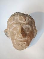 Oude archeologische hoofd - bodemvondst, Antiek en Kunst, Ophalen of Verzenden