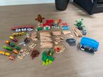 Brio & Lidl houten treinbaan met veel accessoires, Ophalen, Zo goed als nieuw, Overige typen