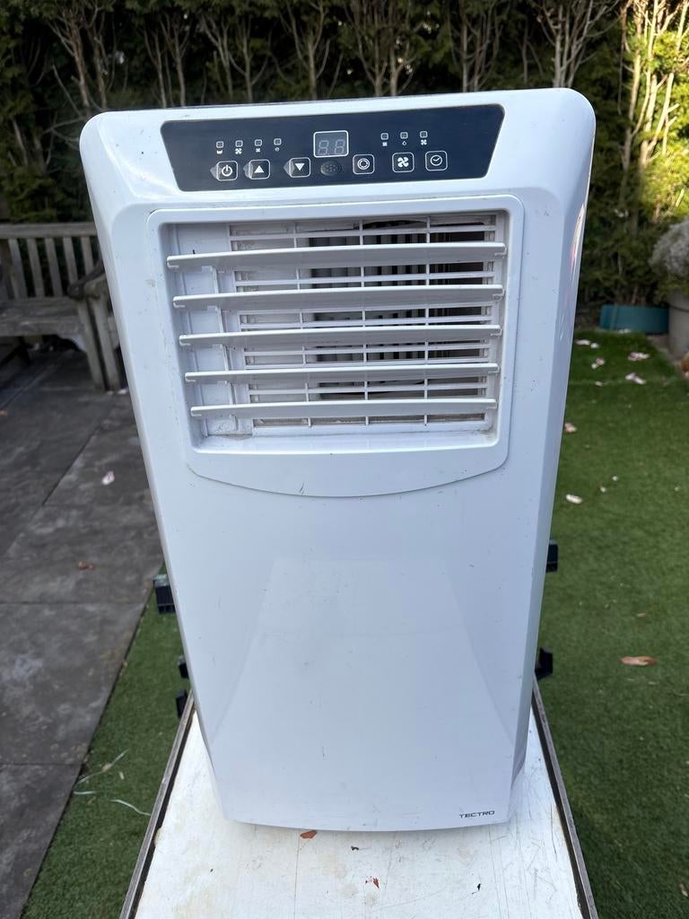 Mobiele airco - Tecco - Wit, Ophalen, Gebruikt, Minder dan 60 m³, 3 snelheden of meer