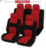 complete stoelhoezenset rood 9 delig €19,99, Ophalen of Verzenden, Nieuw, Universeel