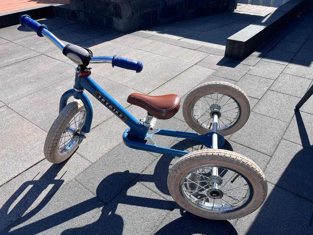 Trybike Blauw, Ophalen, Zo goed als nieuw, Loopfiets