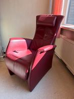Leren Prominent relaxstoelen zonder motor, ook per stuk, Ophalen, Gebruikt, Leer, 75 tot 100 cm