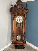 Antieke Gustav Becker Vienna Regulator Wandklok, 3 gewichten, Ophalen