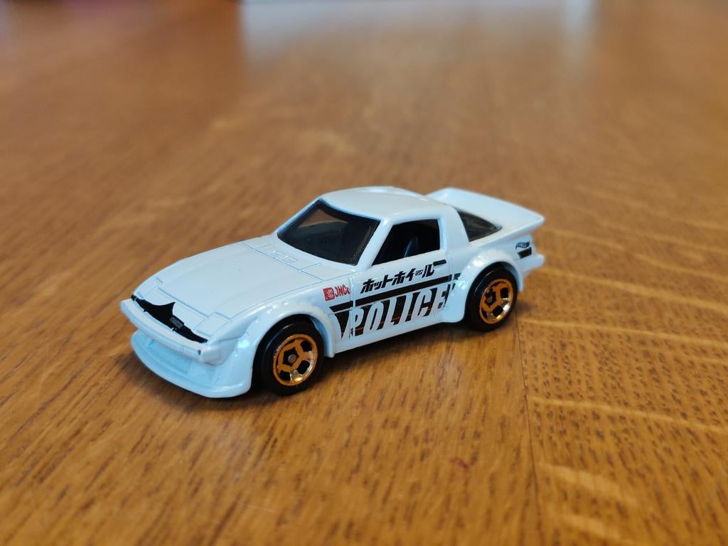 Hot Wheels Mazda RX 7 Police, Ophalen of Verzenden, Zo goed als nieuw, Auto