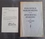 Herdenkingsboekje spoorwegstaking, Ophalen of Verzenden, Nederland, Boek of Tijdschrift