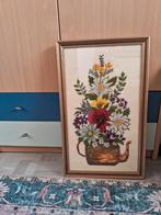 Geborduurde schilderij, Ophalen