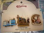 Efteling pin set voertuigen, Verzamelen, Efteling, Ophalen of Verzenden, Zo goed als nieuw, Button of Speldje