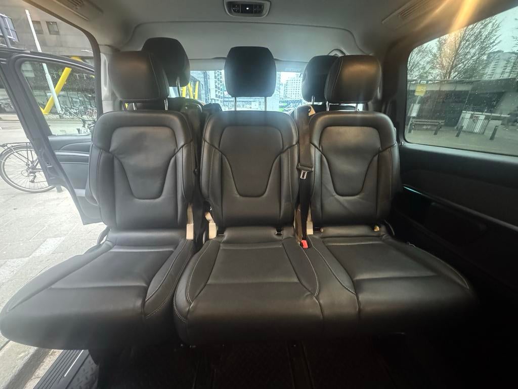 Mercedes W447 Achterbank 3-zits zwart leer, Auto-onderdelen, Interieur en Bekleding, Ophalen, Gebruikt, Mercedes-Benz