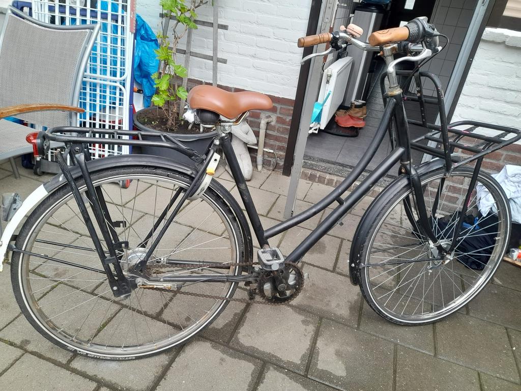 Damesfiets, Ophalen, Zo goed als nieuw