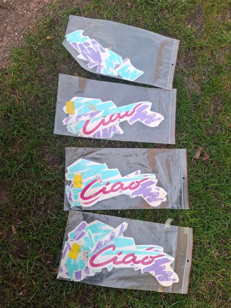 Vespa ciao Sticker set, Fietsen en Brommers, Ophalen, Overige typen