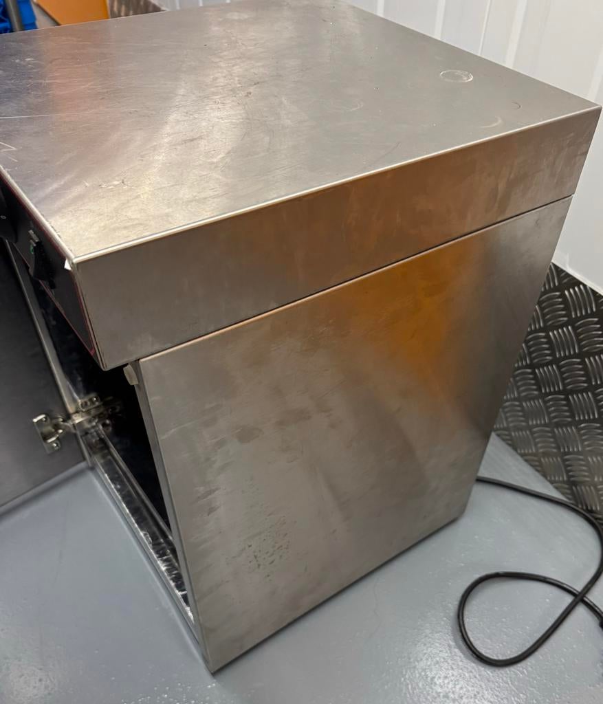 Caterchef bordenwarmer met verstelbare middenplank, Ophalen, Gebruikt