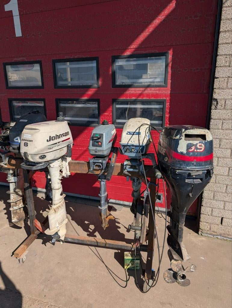 Partij defecte kapotte buitenboordmotoren, Watersport en Boten, Buiten- en Binnenboordmotoren, Ophalen, Gebruikt, 5 tot 10 pk