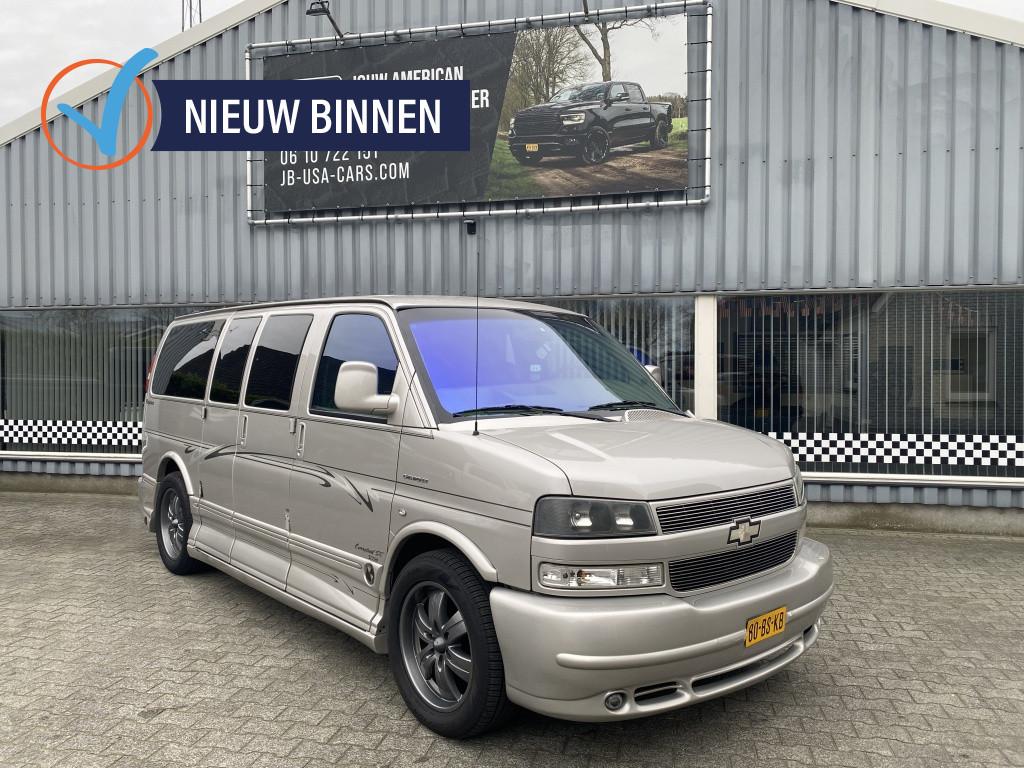 Chevrolet Chevy Van 4WD Limited N.A.P. Grijskenteken, Auto's, Bestelauto's, Bedrijf, Te koop, 4x4, Achteruitrijcamera, Airconditioning