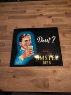 Originele Amstel bier reclame bord, Verzamelen, Ophalen of Verzenden