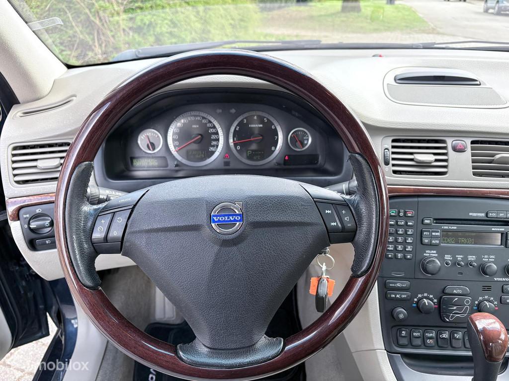 Volvo S80 2.9 T6 Exclusive | AUT | 272PK | CRUISE | TREKH. |, Auto's, Beige, Blauw, 2922 cc, Leder